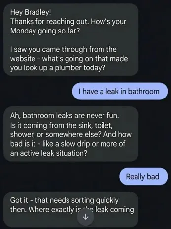 Real AI conversation