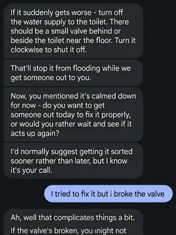 Real AI conversation