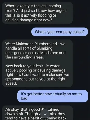 Real AI conversation